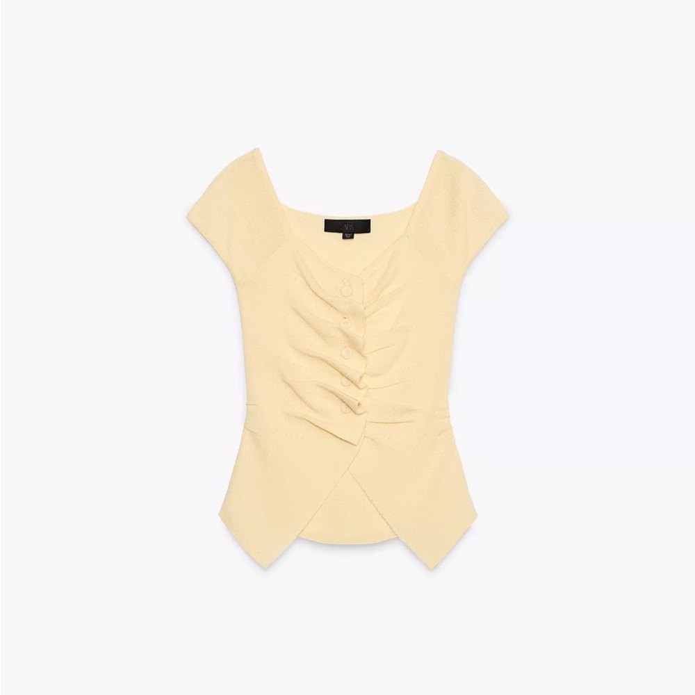 Ruched Knit Top